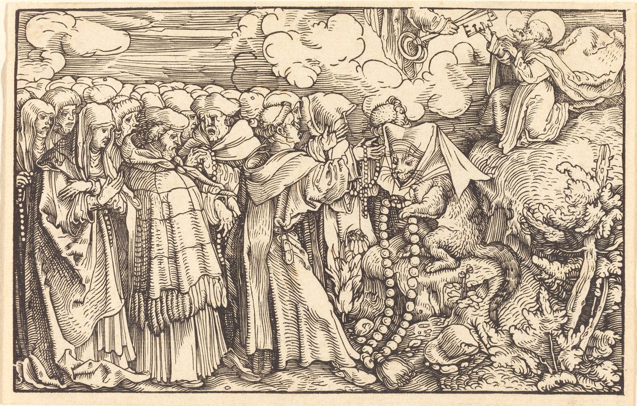 Allegória – Vallási komolytalanság alkotó: Hans Weiditz, II