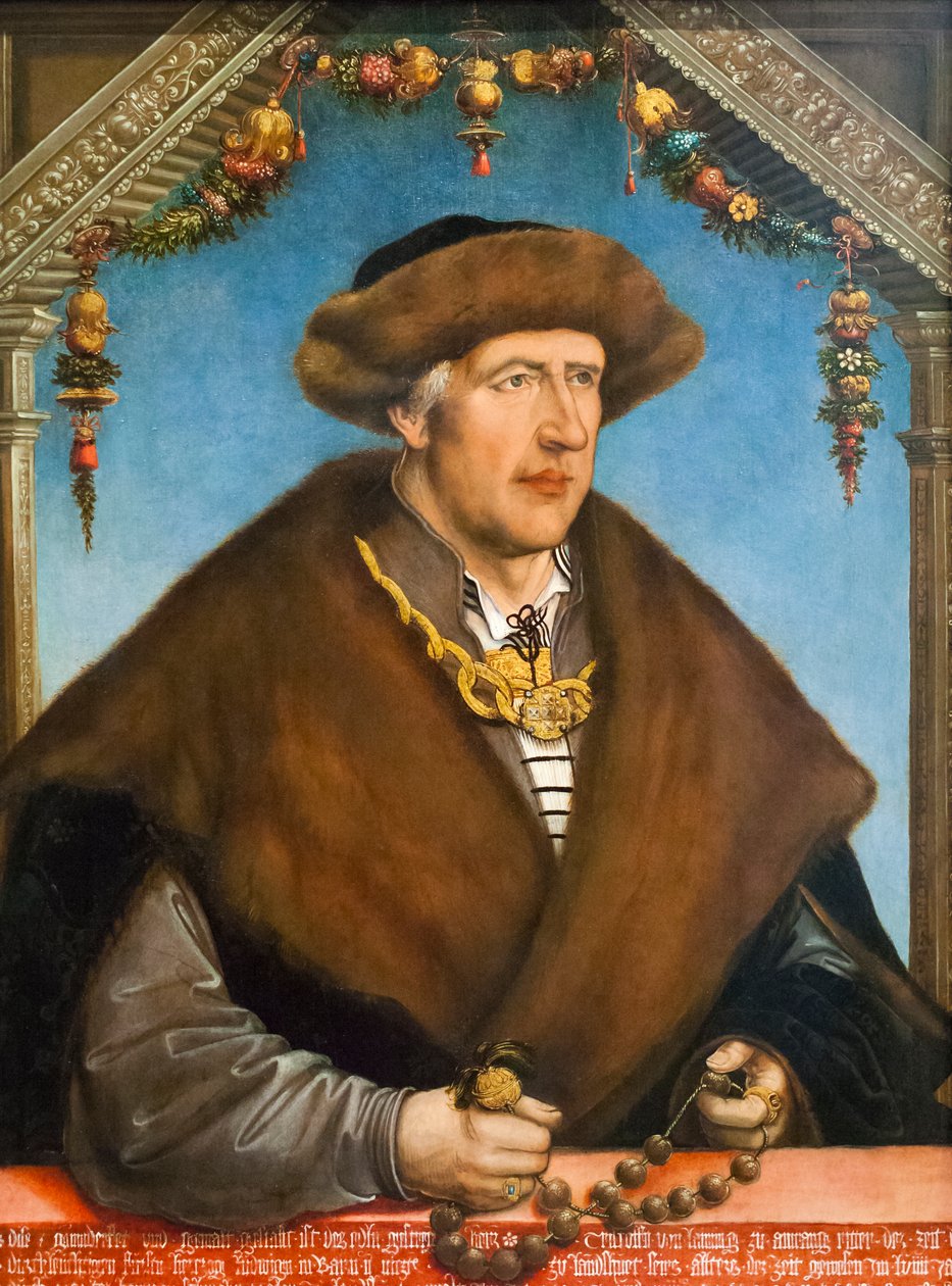 Christoph van Laiming portréja alkotó: Hans Wertinger