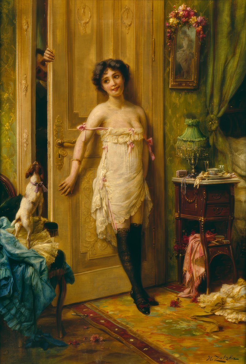 Lelkes tisztelője alkotó: Hans Zatzka