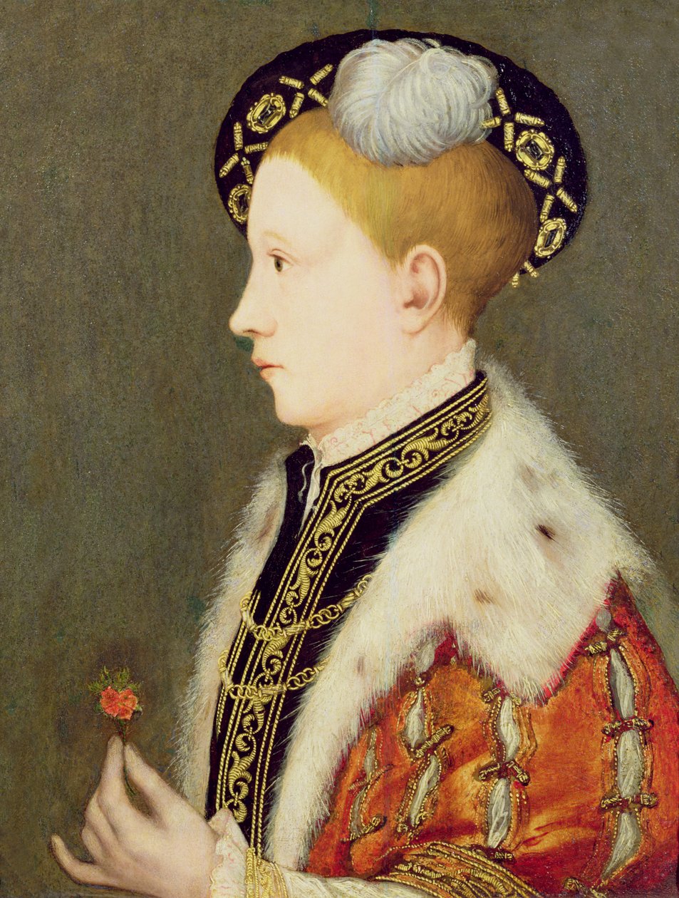 V. Edward király (1537-53) alkotó: Hans school of Holbein