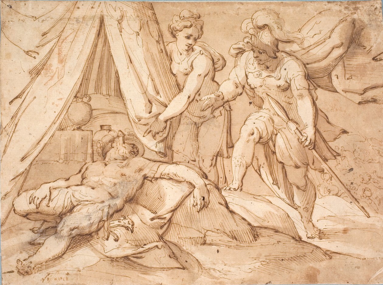 Dán:  Jael és Sisera alkotó: Hans von Aachen