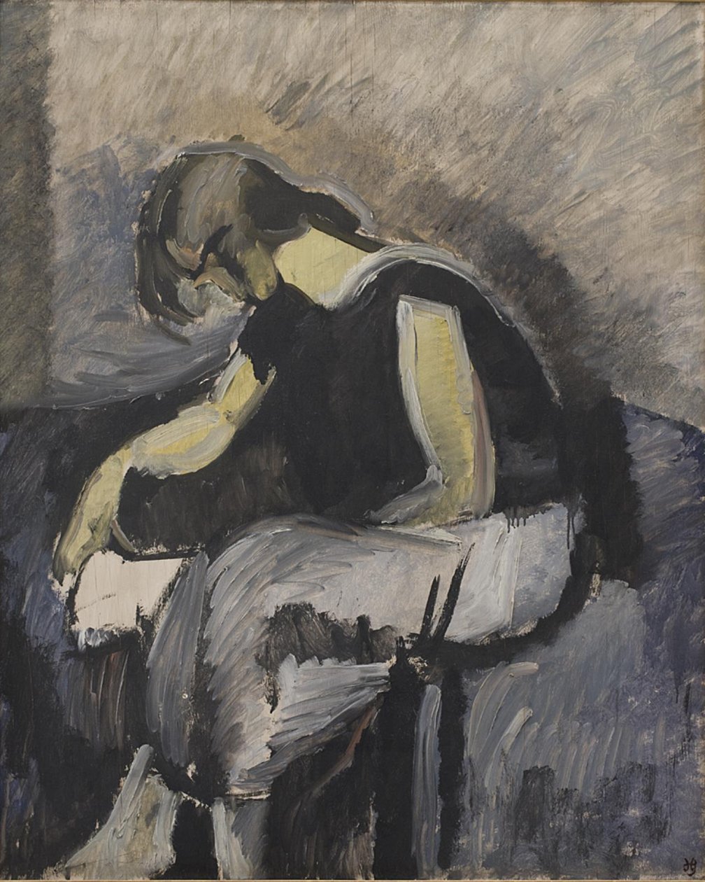 Olvasó hölgy alkotó: Harald Giersing