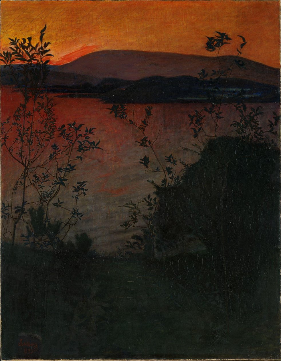 Esti ragyogás alkotó: Harald Oscar Sohlberg