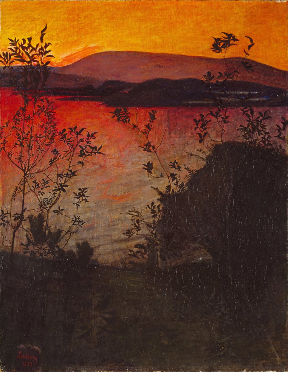 Esti ragyogás alkotó: Harald Oscar Sohlberg