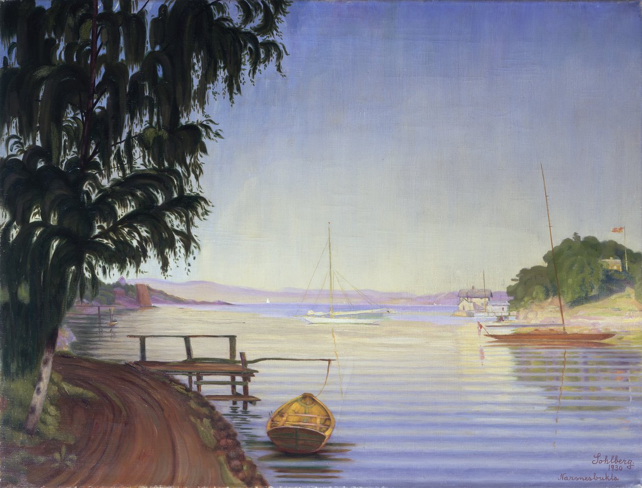 A Nærsnes-öbölből alkotó: Harald Oscar Sohlberg