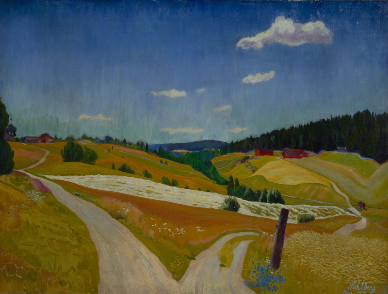 A mező termése alkotó: Harald Oscar Sohlberg