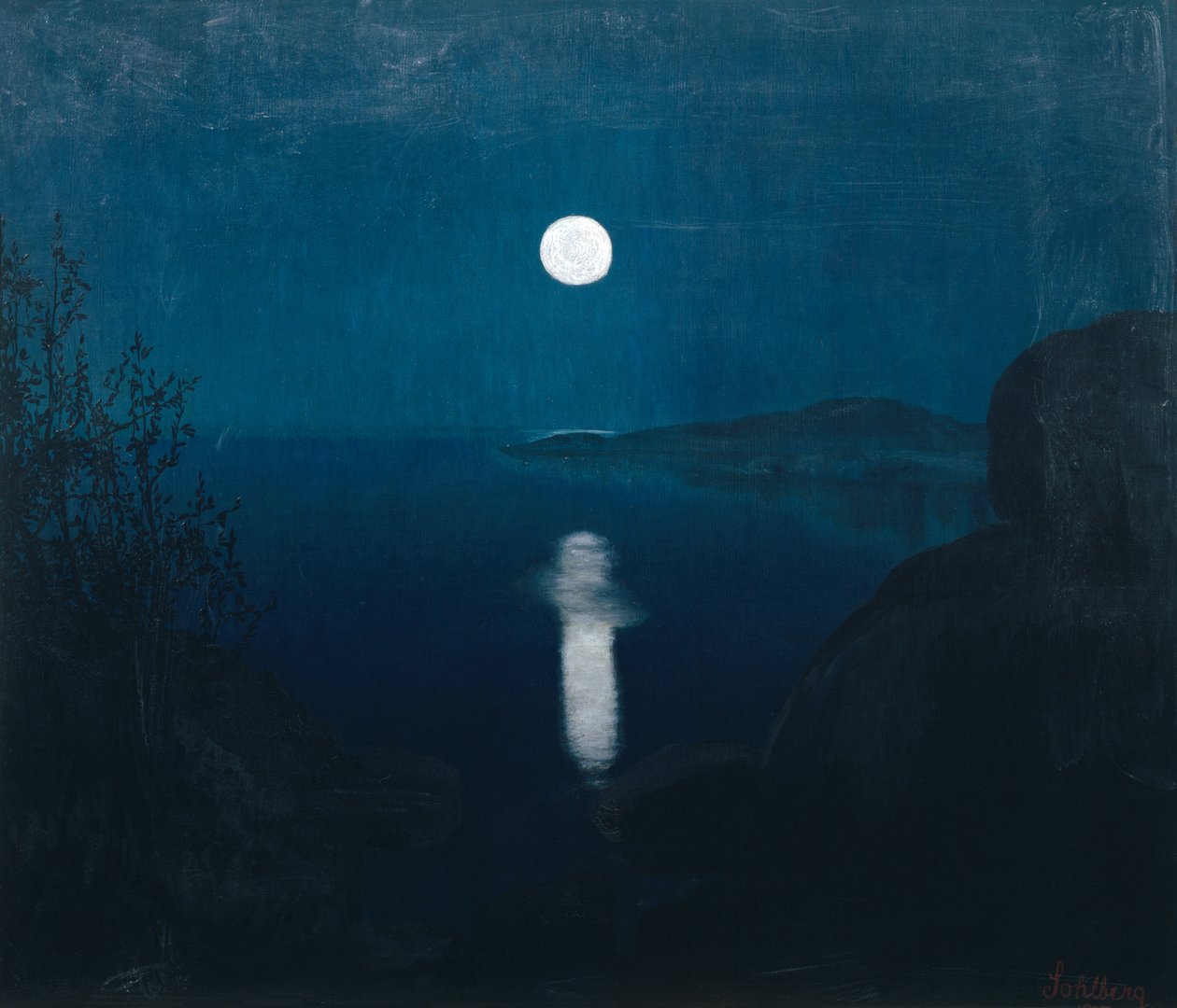 Holdfény alkotó: Harald Oscar Sohlberg