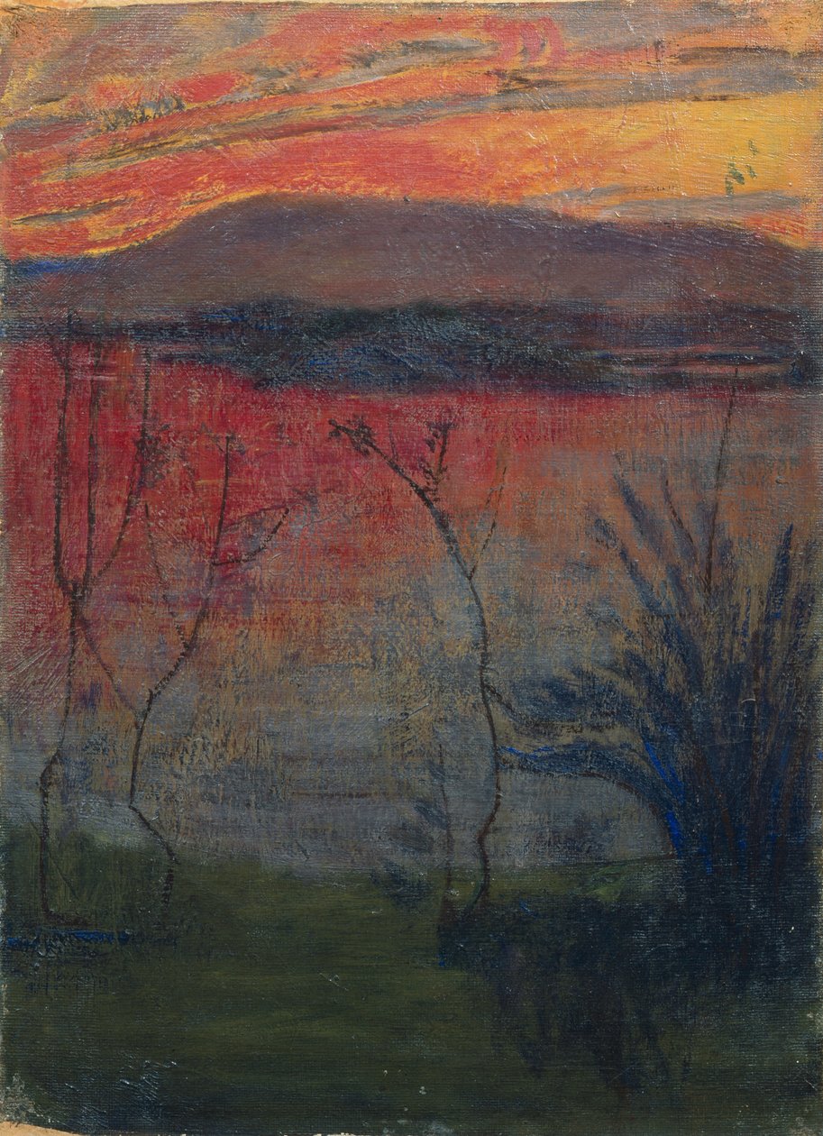 Éjszakai ragyogás alkotó: Harald Oscar Sohlberg
