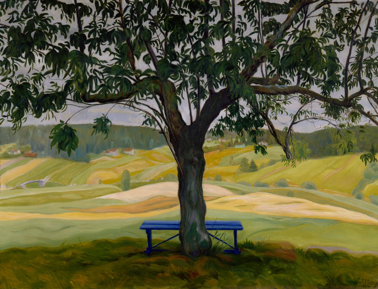 A kék pad alkotó: Harald Oscar Sohlberg