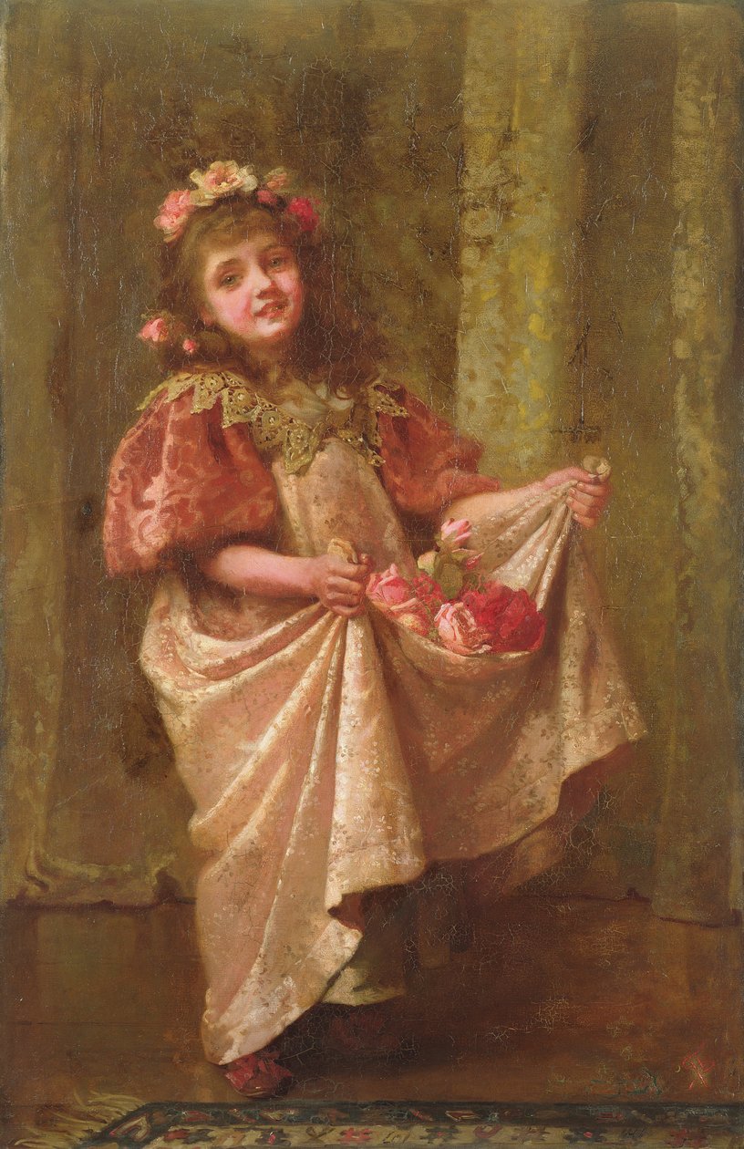 Rózsaajándék (olaj, vászon) alkotó: Hariette Sutcliffe