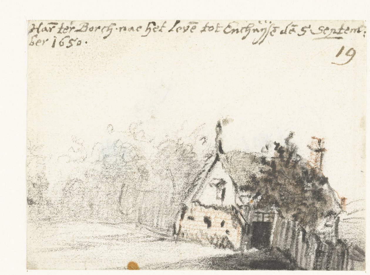 Ház Enkhuizenben alkotó: Harmen ter Borch