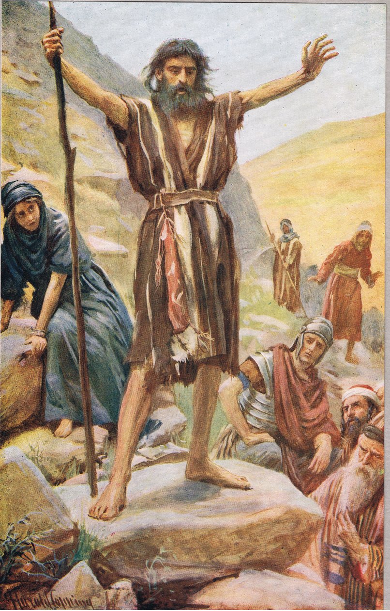 Keresztelő János alkotó: Harold Copping