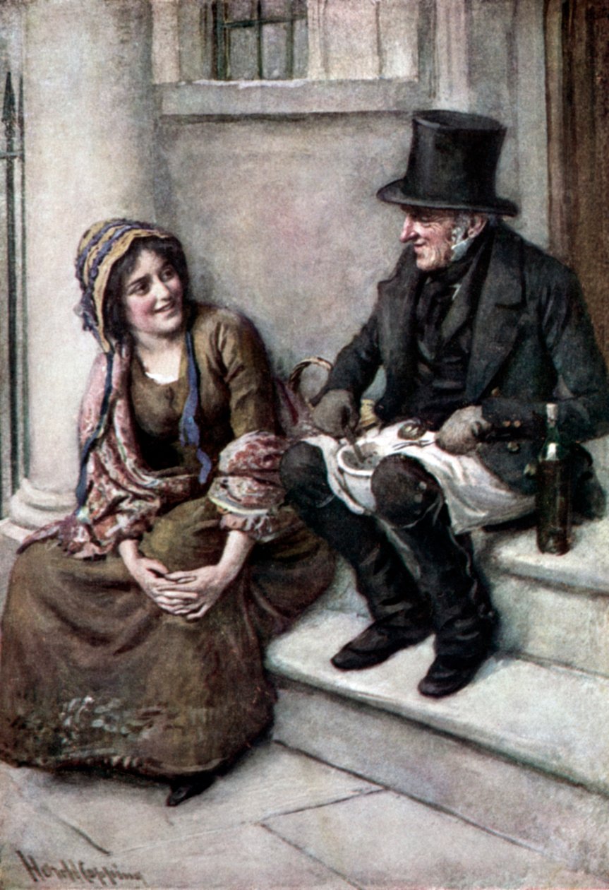 Charles Dickens: „The Chimes” alkotó: Harold Copping