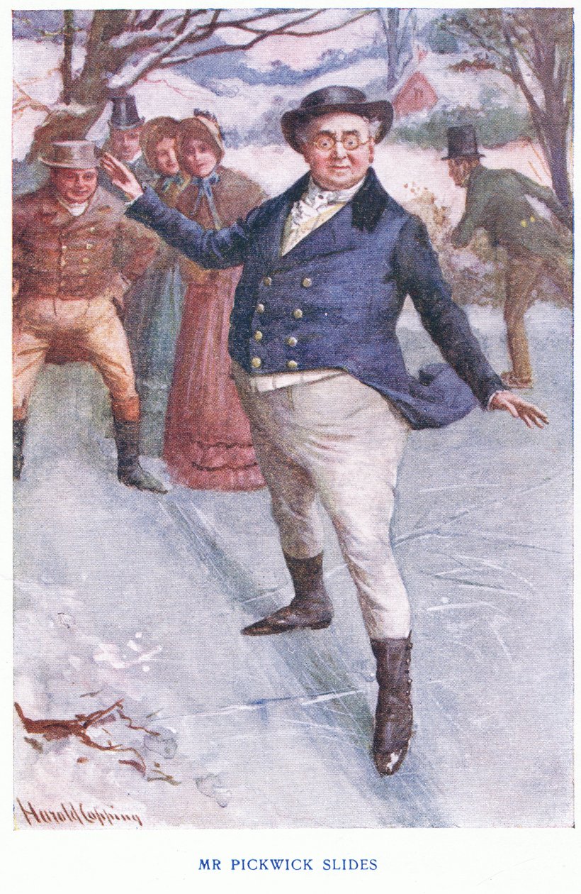 Pickwick úr diák, 1930-as évek alkotó: Harold Copping