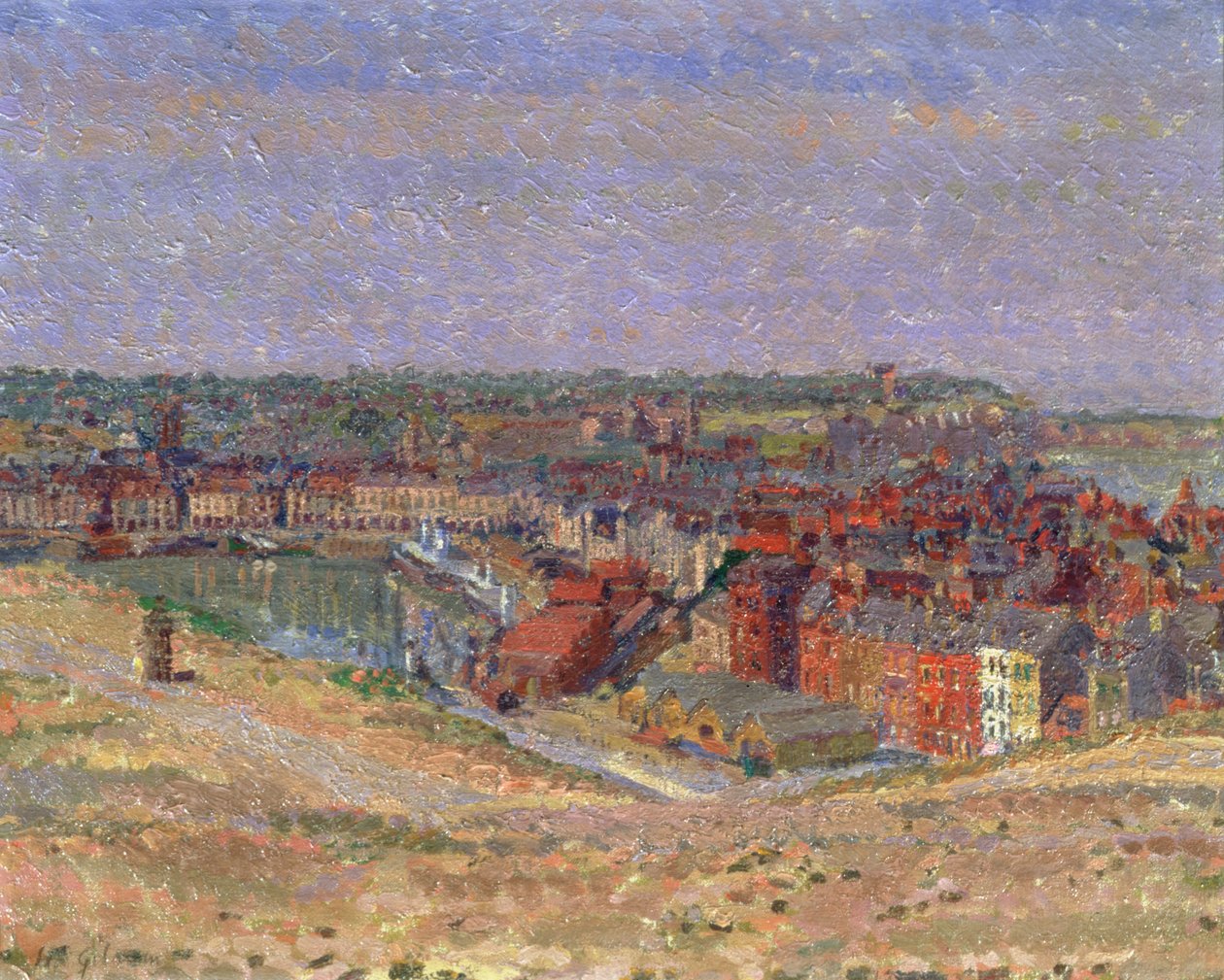 Dieppe, 1911 körül alkotó: Harold Gilman