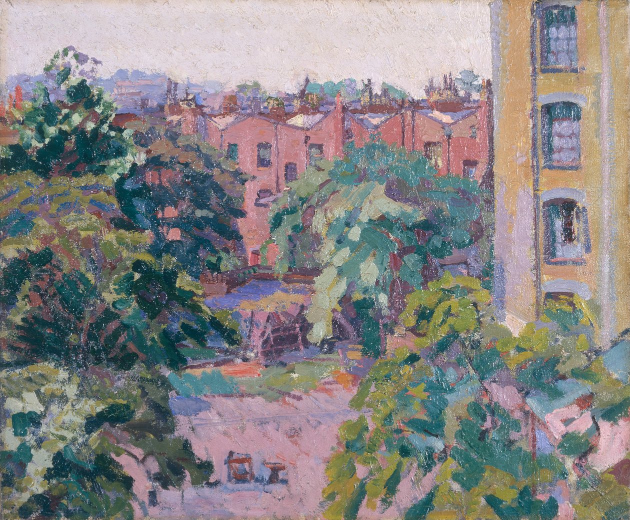„Mornington Crescent”, 1912 alkotó: Harold Gilman