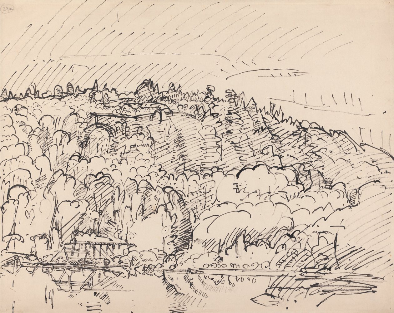 Norvég táj alkotó: Harold Gilman