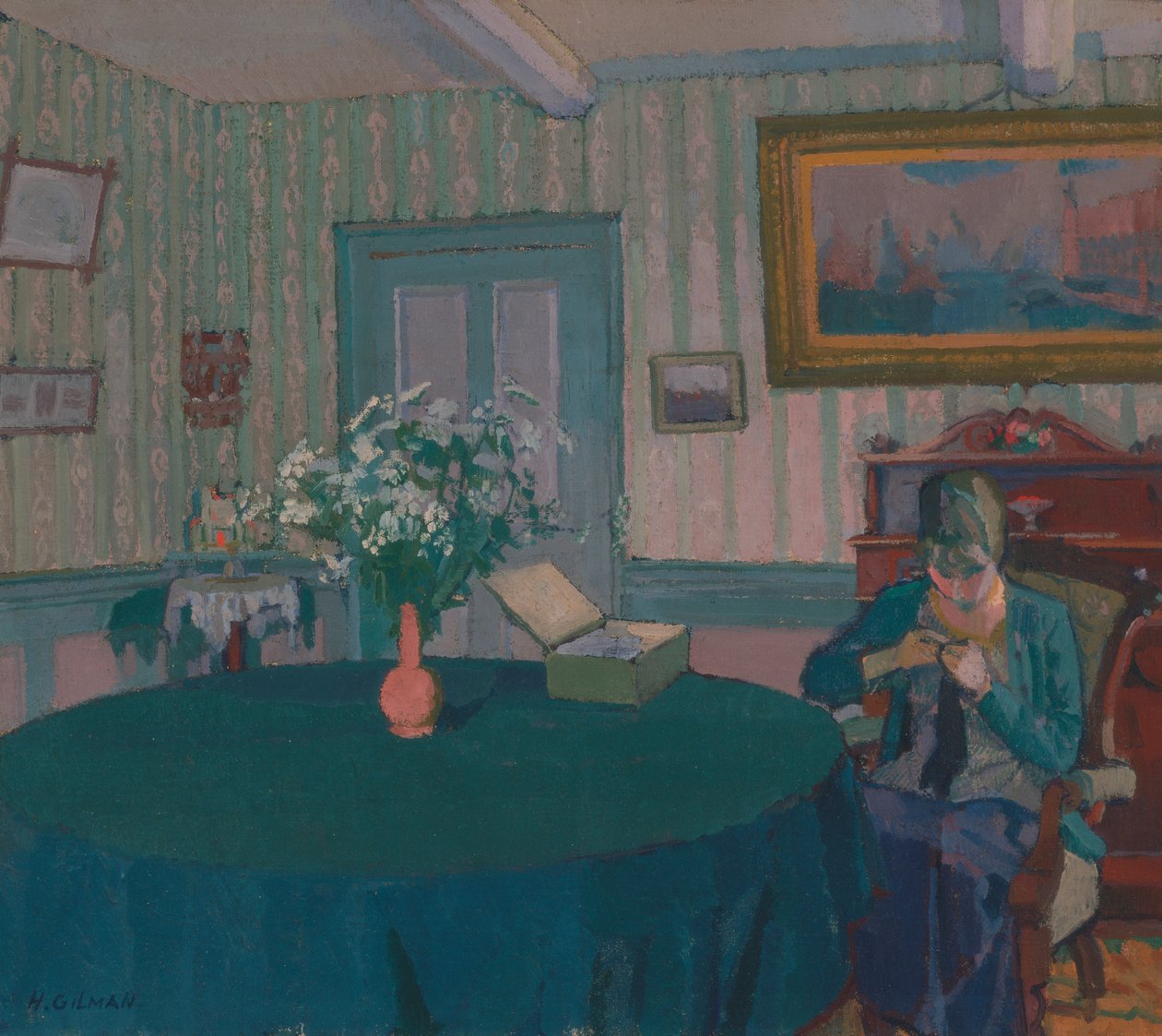 Sylvia Darning alkotó: Harold Gilman
