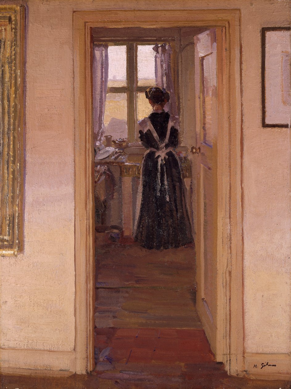 "A konyha", 1908-09 alkotó: Harold Gilman