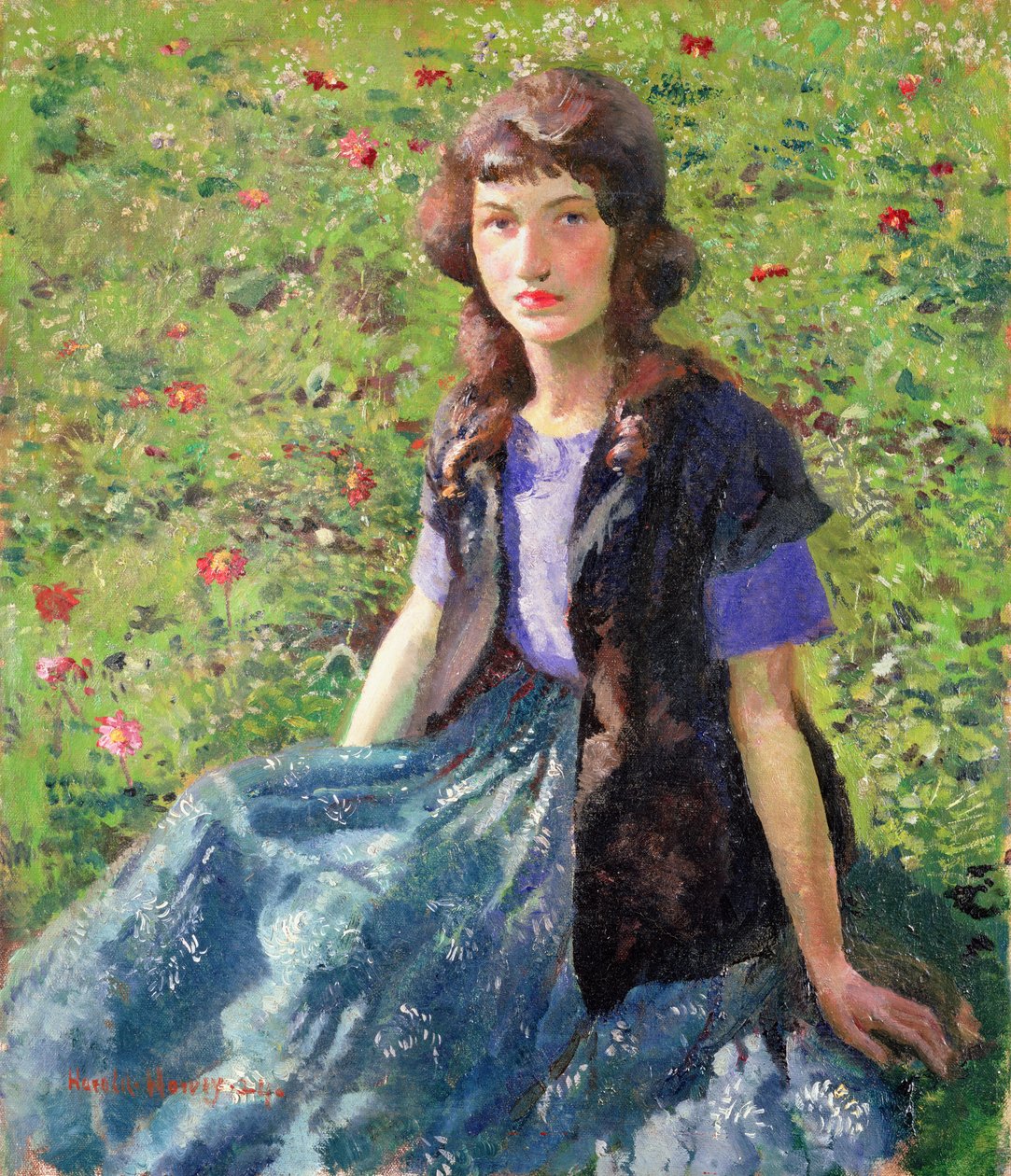 Egy cigánylány alkotó: Harold Harvey