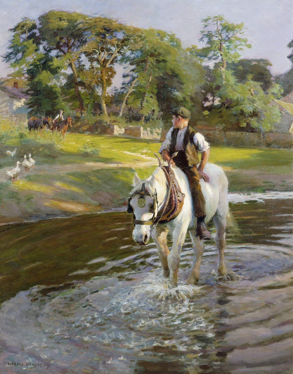 Egy nyári nap zárása alkotó: Harold Harvey