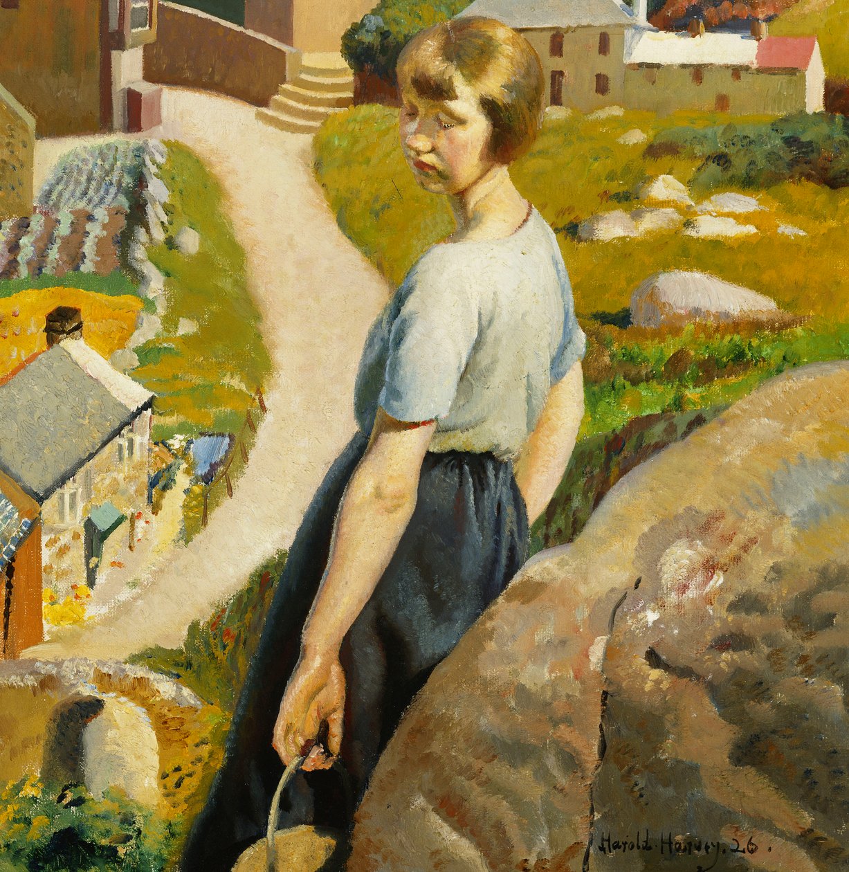 A lány, Zennor alkotó: Harold Harvey