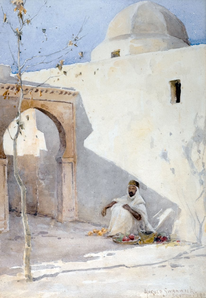 Észak-afrikai nézet alkotó: Harold Swanwick
