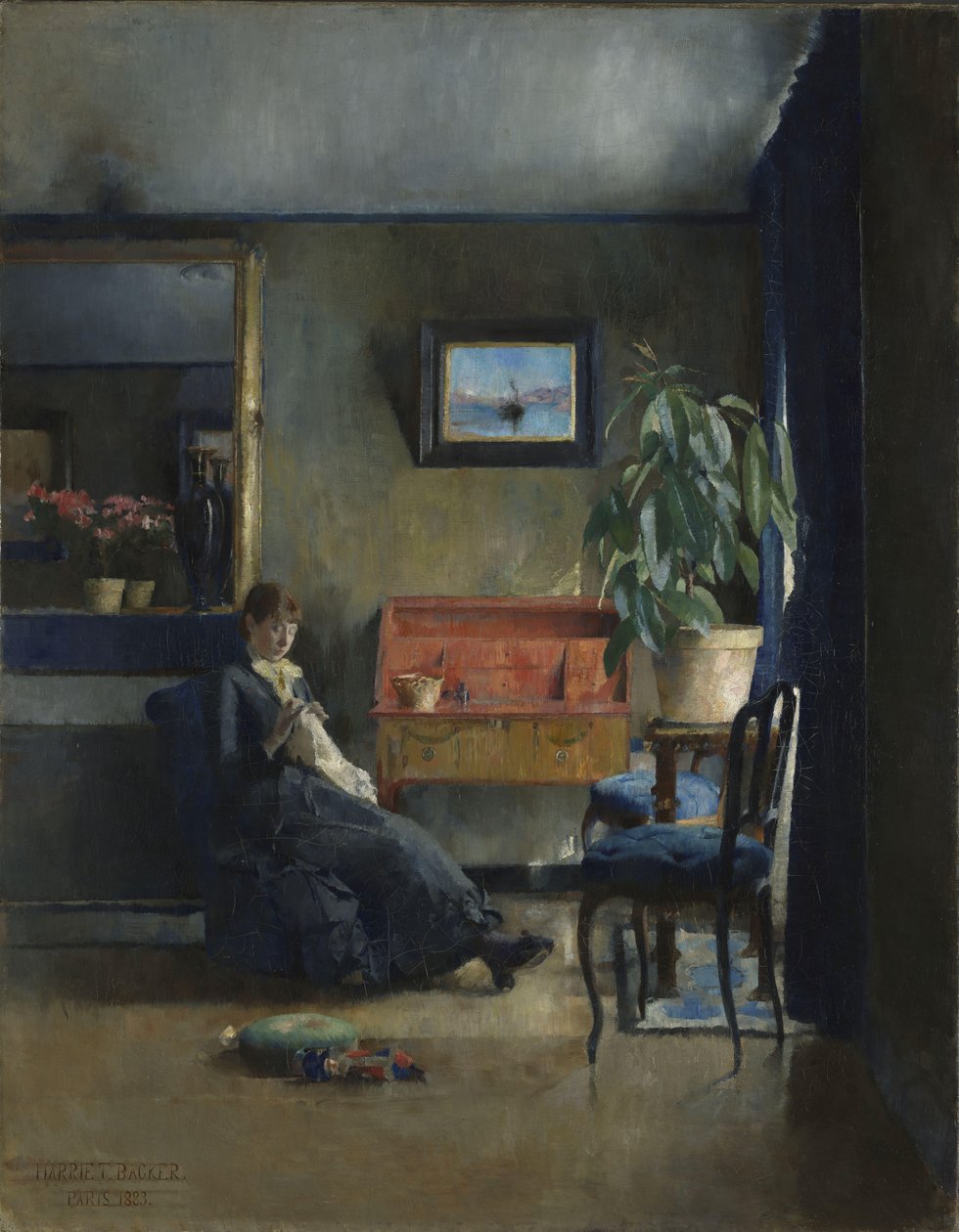 Kék belső alkotó: Harriet Backer