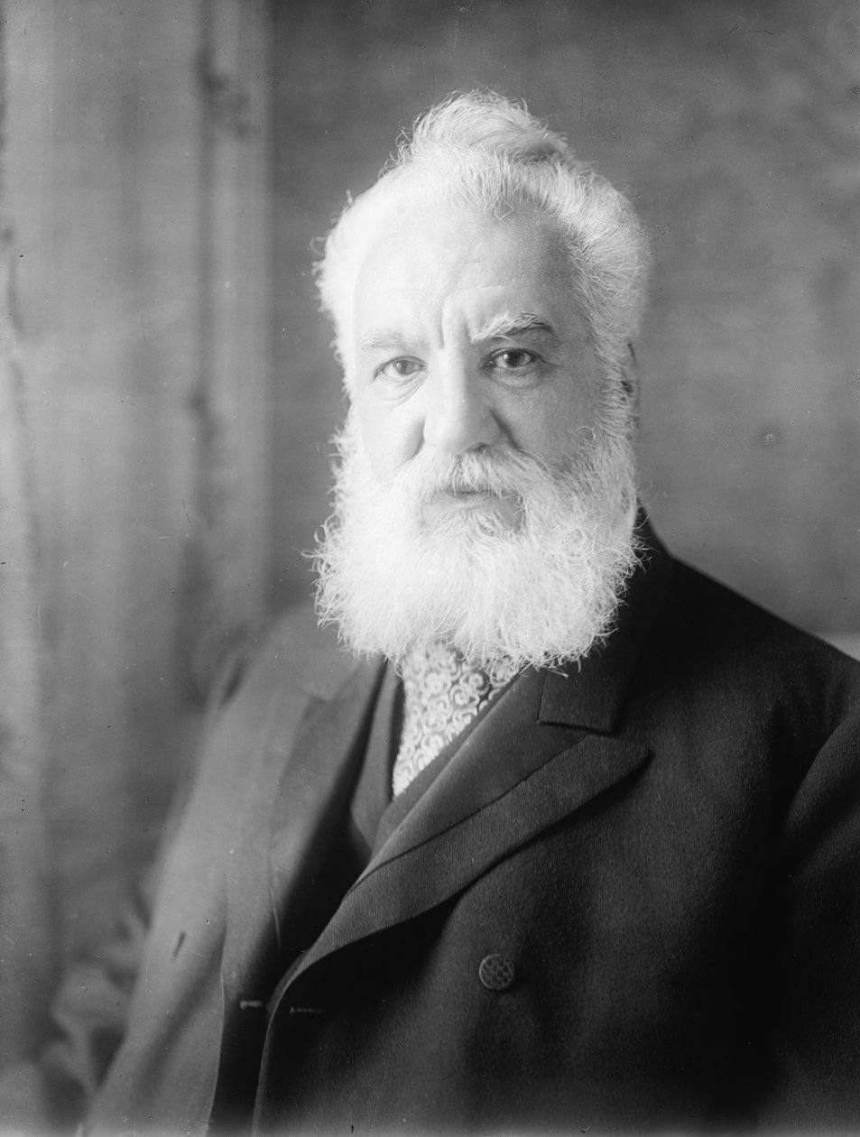 Alexander Graham Bell (1847-1922), 1918 körül (f/w fotó) alkotó: Harris & Ewing