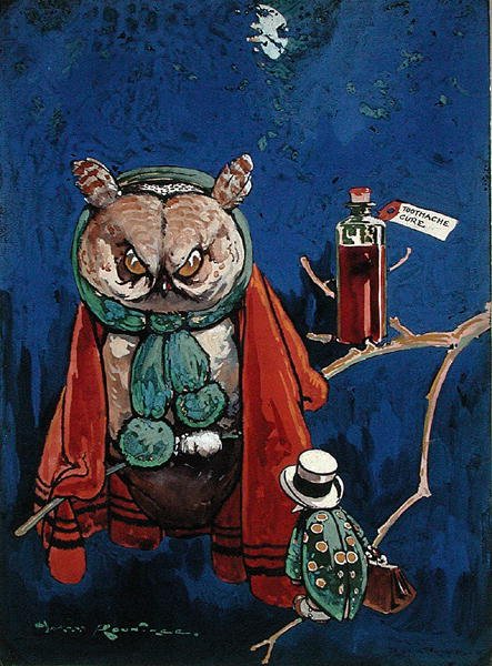 Fogfájás (testszín papíron) alkotó: Harry Rountree