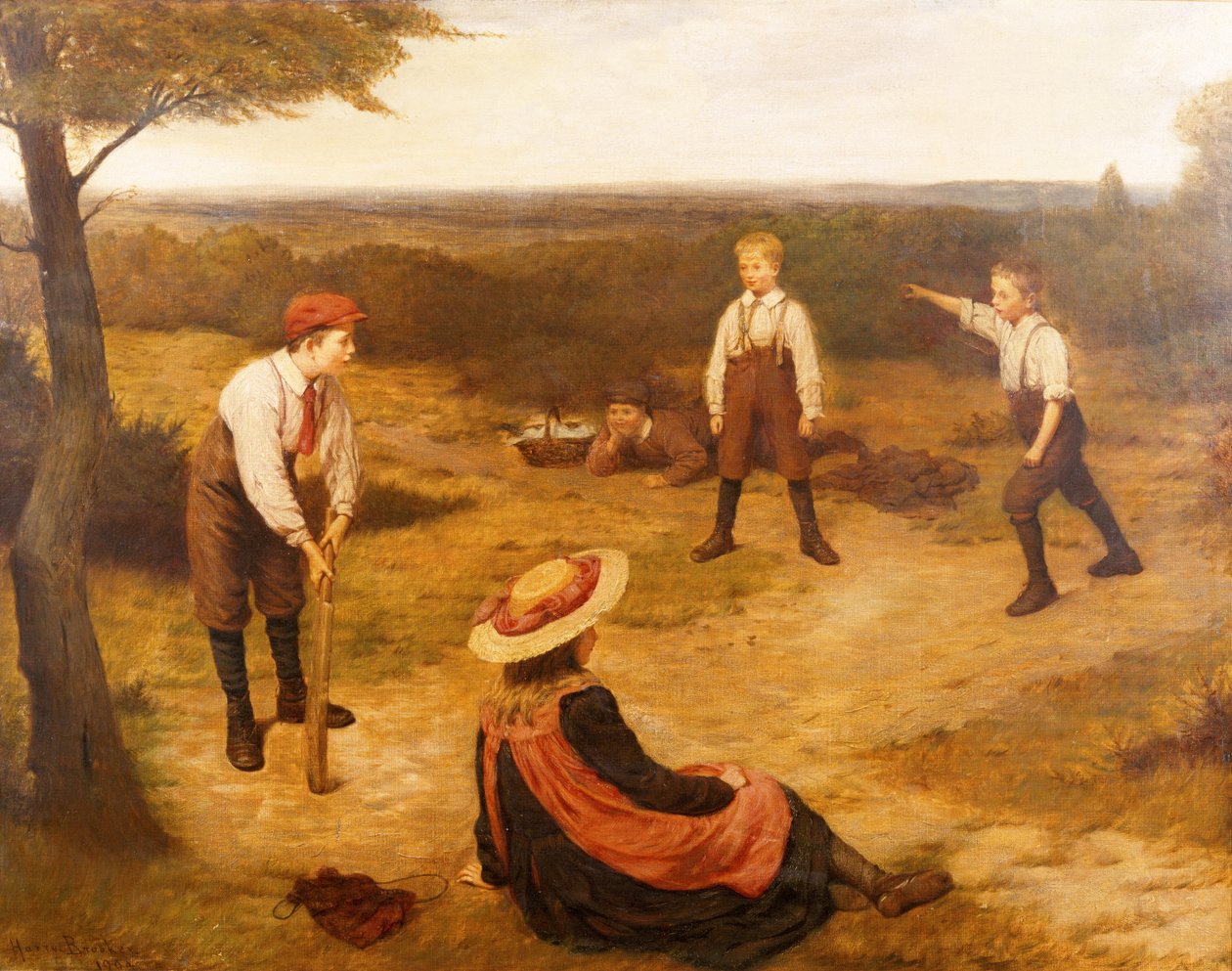 A krikettjáték alkotó: Harry Brooker