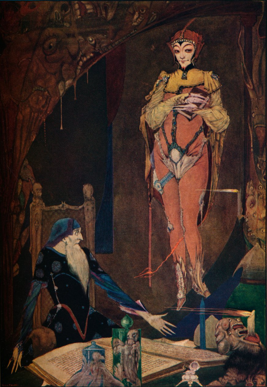 Faust illusztráció, 1925 alkotó: Harry Clarke