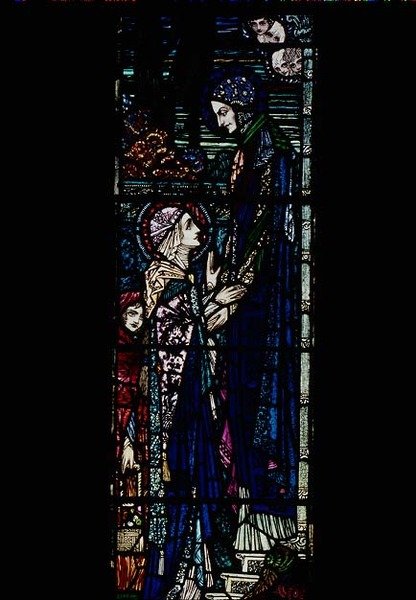 Szent Erzsébet és Mária alkotó: Harry Clarke