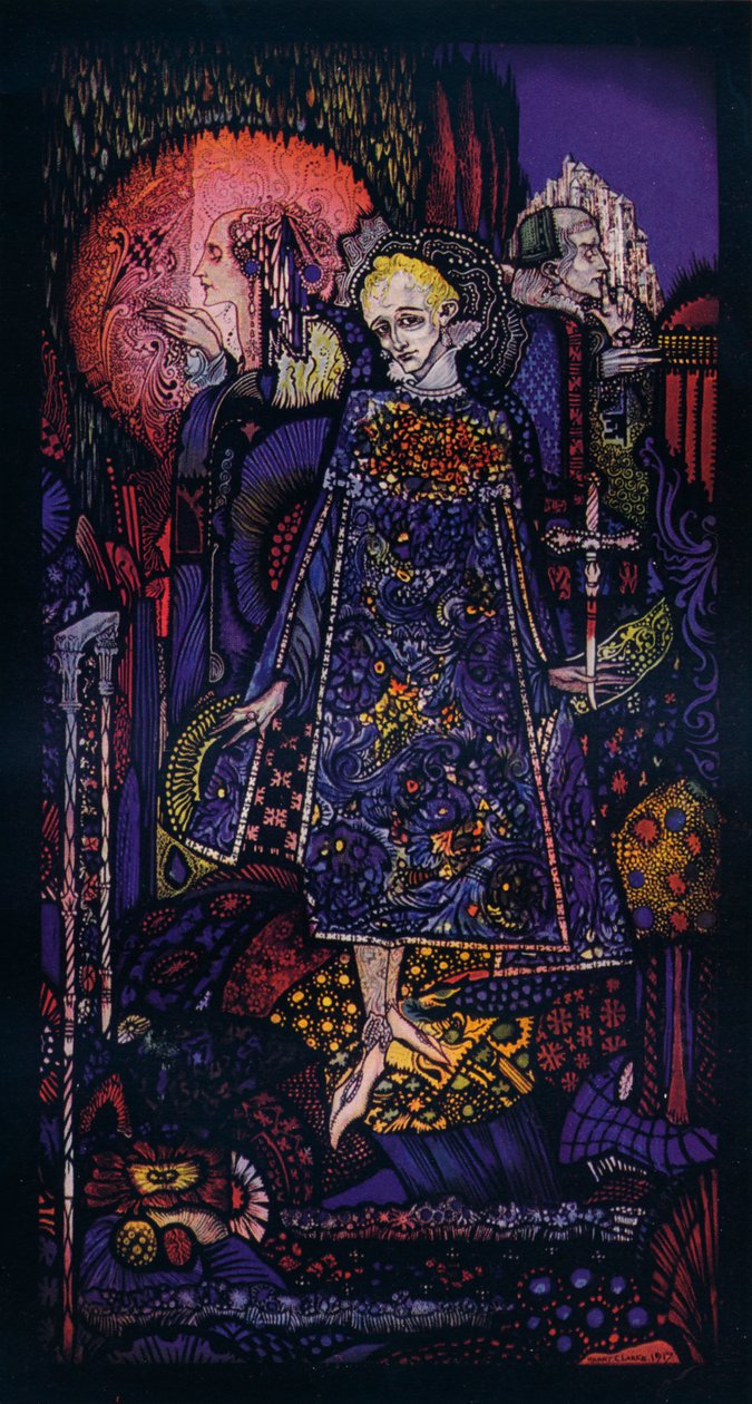 Az őrült herceg dala, 1917 alkotó: Harry Clarke
