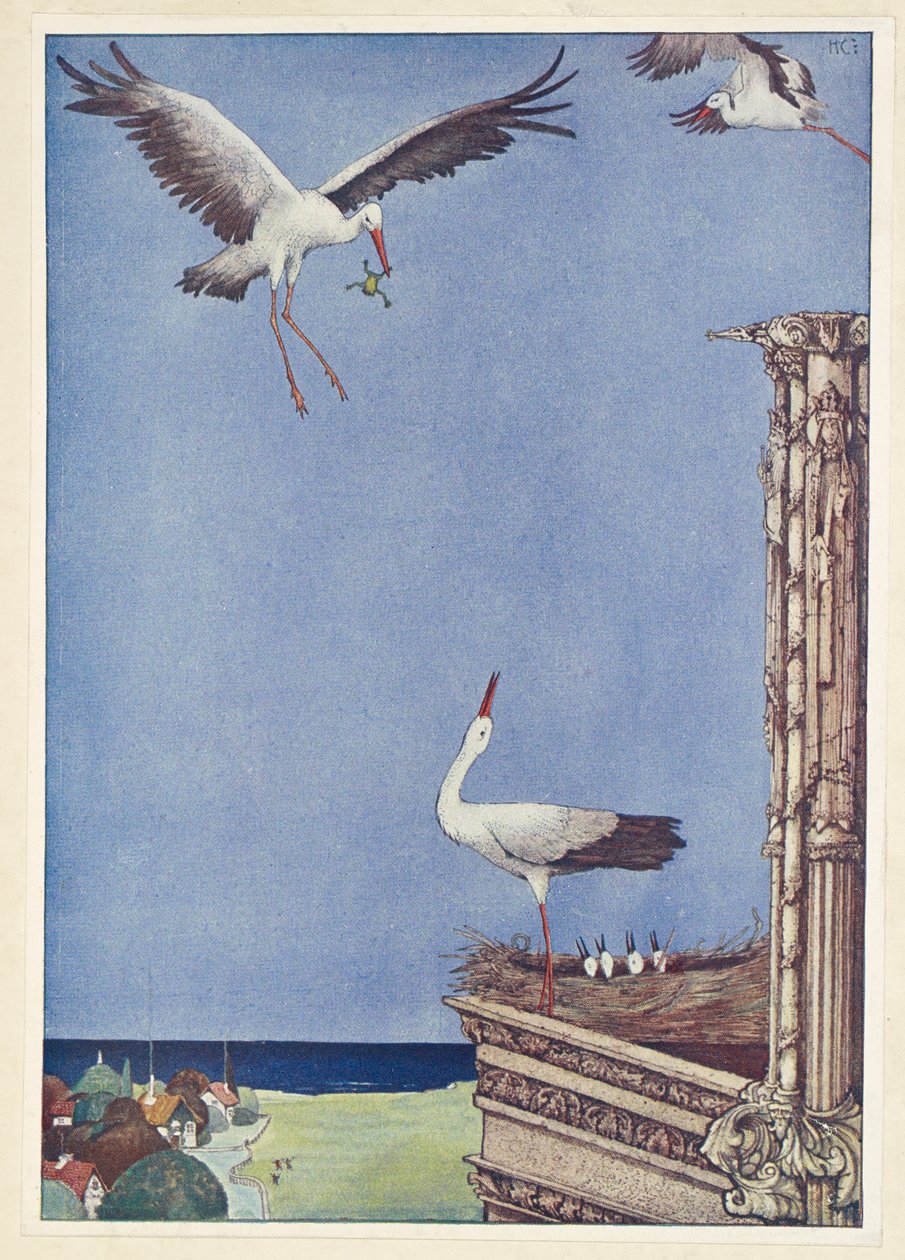 A gólyák. alkotó: Harry Clarke