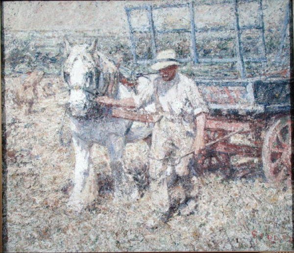 A Plowman (olaj, vászon) alkotó: Harry Fidler
