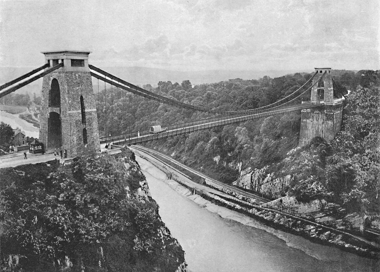 Clifton függőhíd, c1896 alkotó: Harvey Barton
