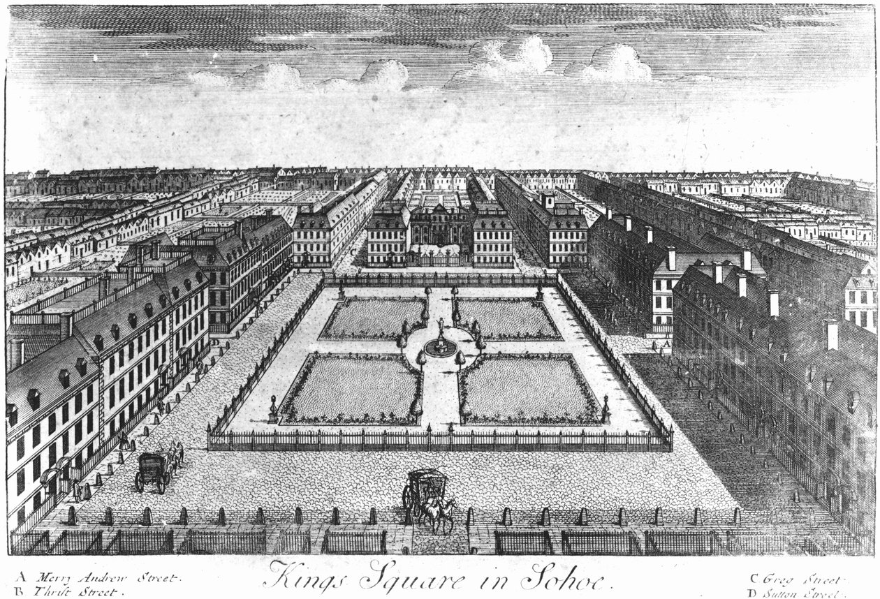 Kings Square Soho, 1720-30 alkotó: Haynes King