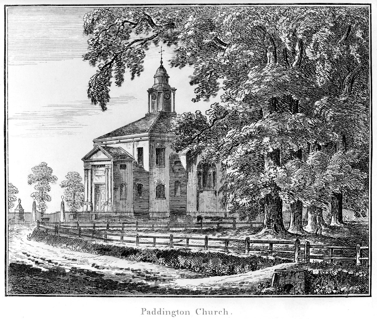 Paddington templom, 1795 alkotó: Haynes King