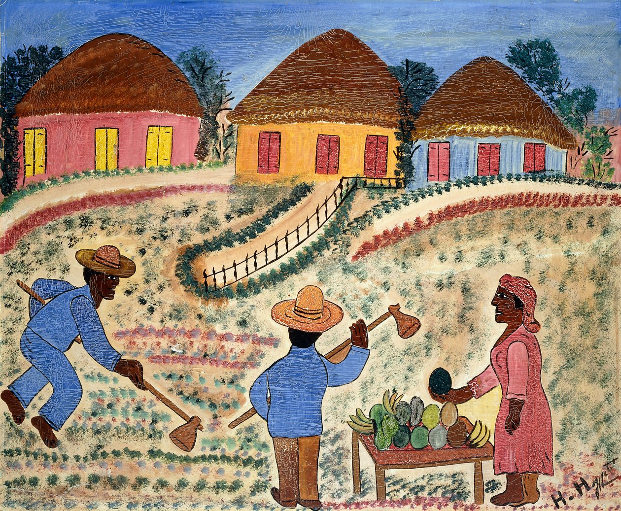 A gazdák alkotó: Hector Hyppolite