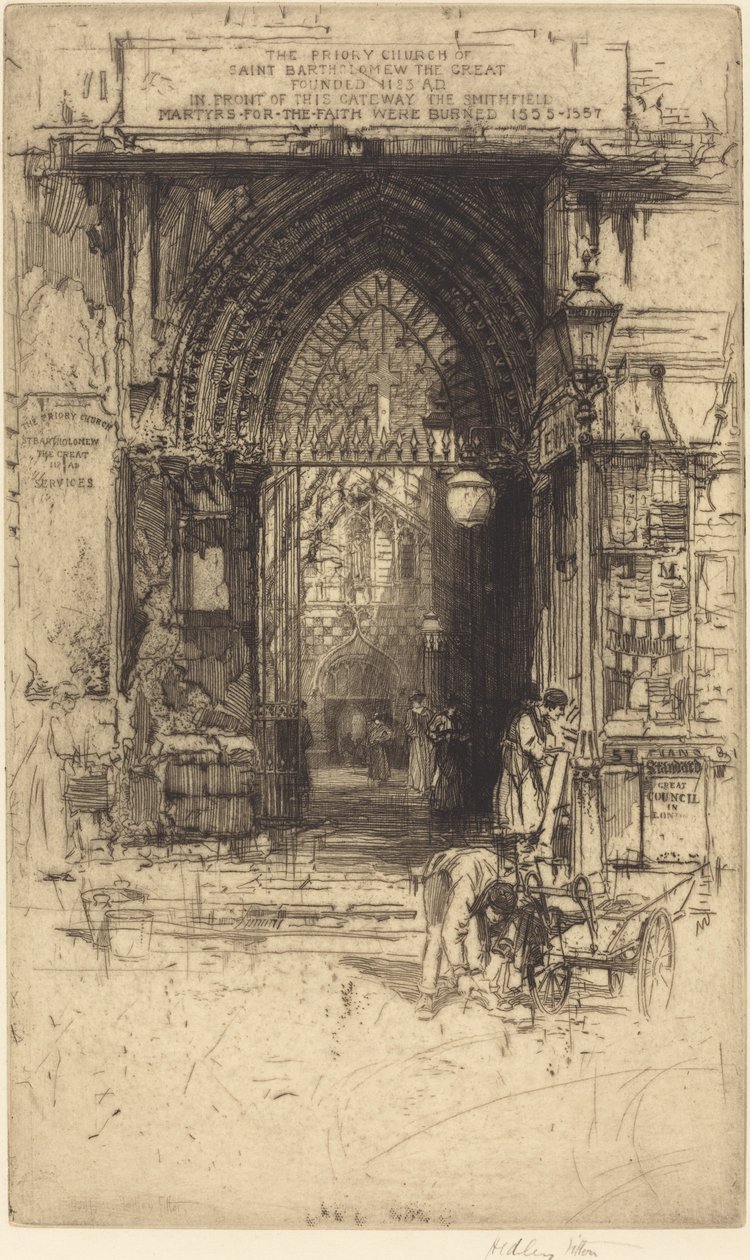 Nagy Szent Bertalan, Smithfield alkotó: Hedley Fitton