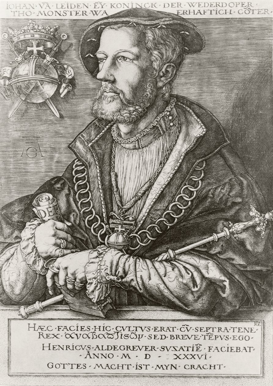 Leideni János alkotó: Heinrich Aldegrever