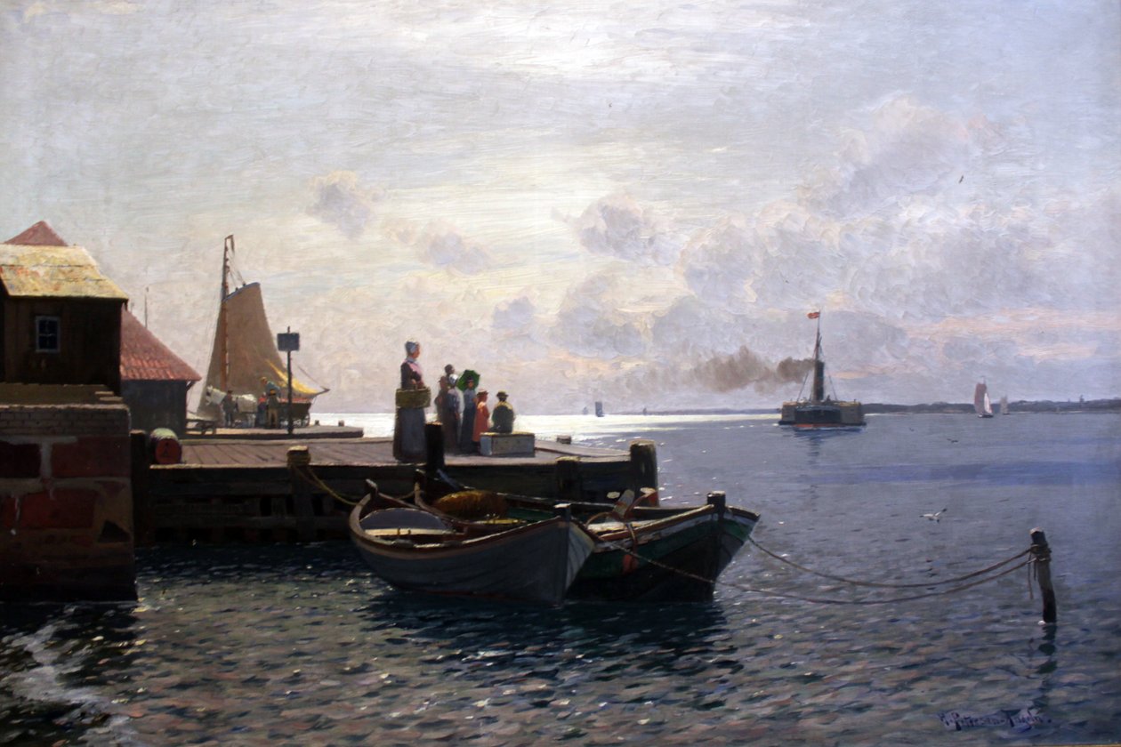 Ekensundban alkotó: Heinrich Petersen Angeln
