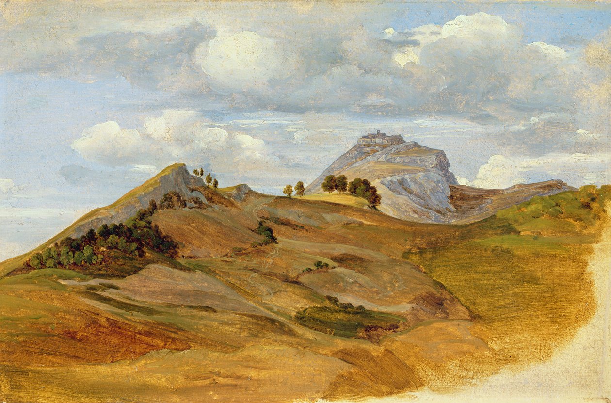 Civitella képe, 1822 (olaj, papír, karton) alkotó: Heinrich Reinhold