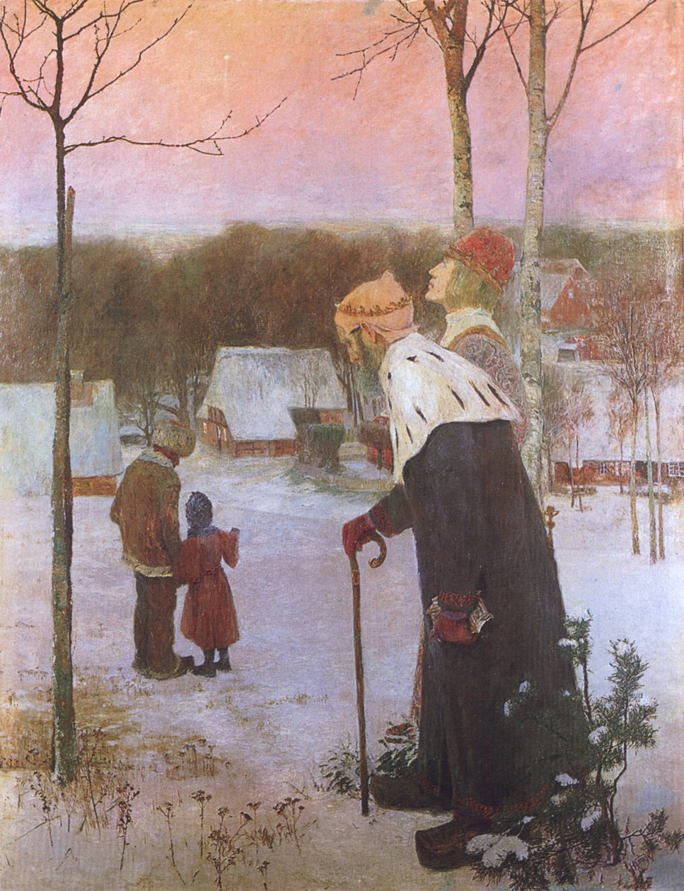 Téli mese (A három király) alkotó: Heinrich Vogeler