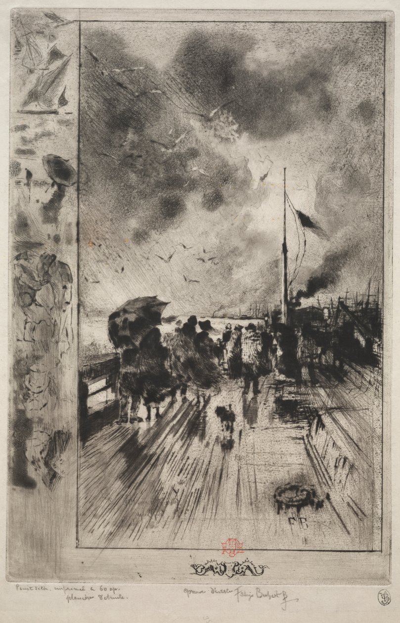 Egy móló Angliában alkotó: Heinrich Aldegrever