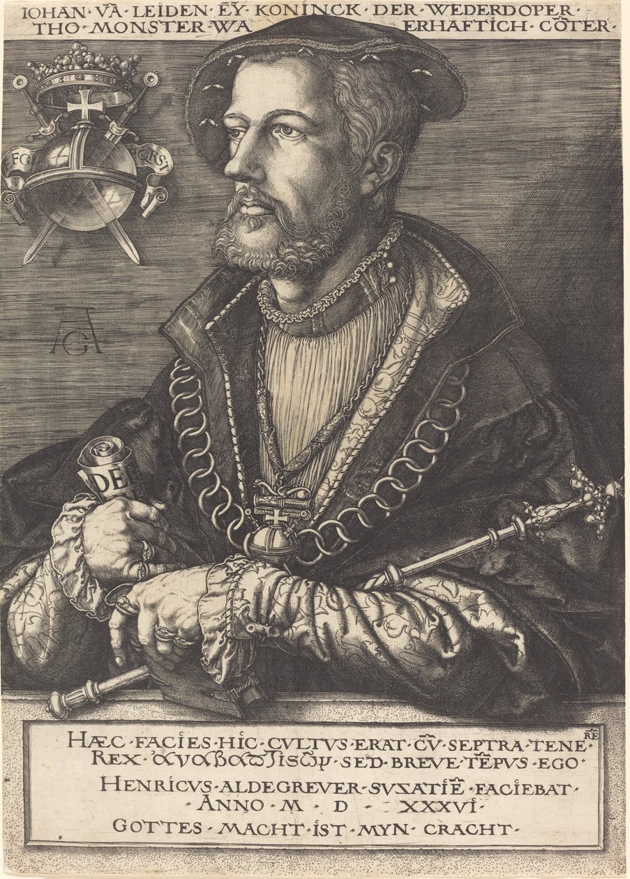 Jan van Leyden alkotó: Heinrich Aldegrever