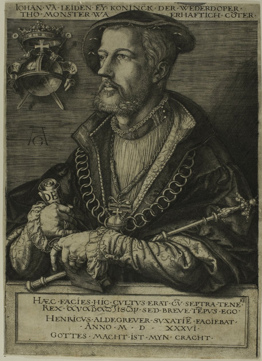 Jan van Leyden alkotó: Heinrich Aldegrever
