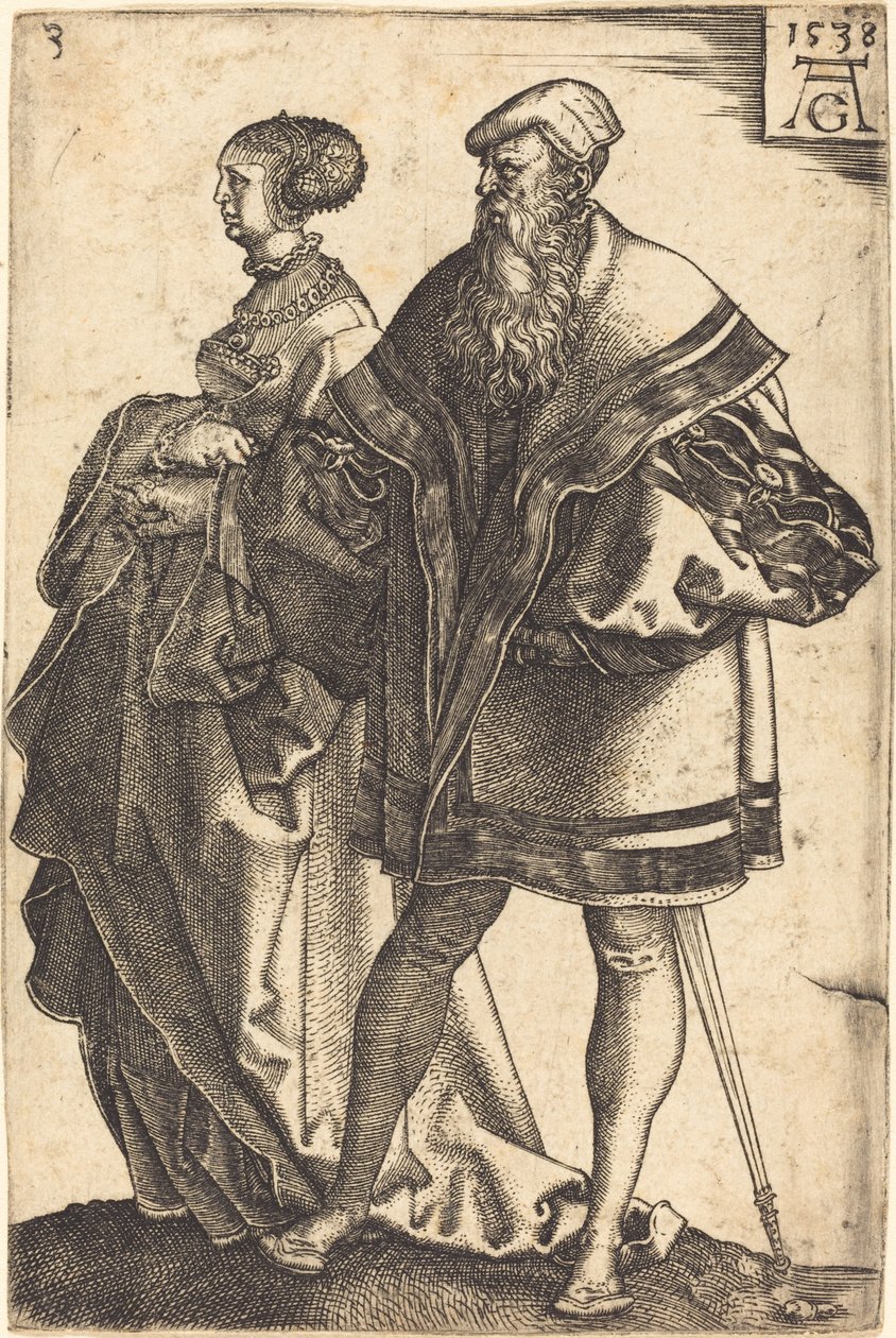 Nagy esküvői táncosok alkotó: Heinrich Aldegrever