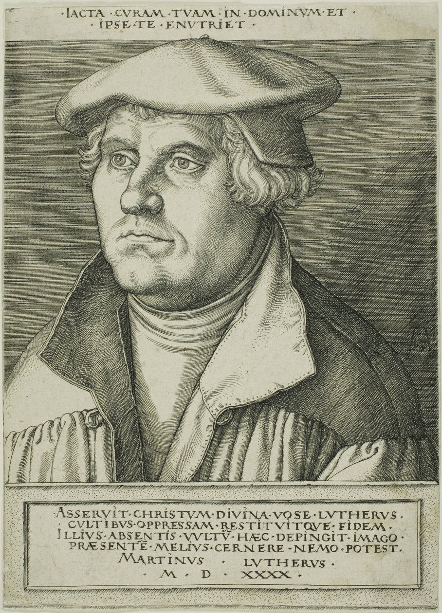 Luther Márton alkotó: Heinrich Aldegrever